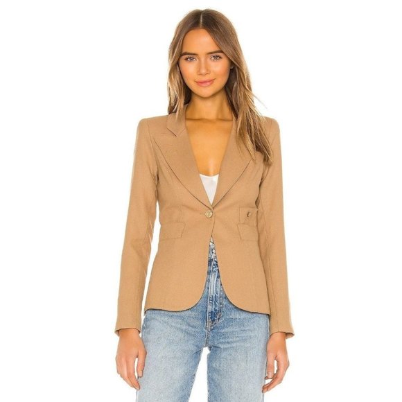 Smythe Classic Duchess Blazer in Camel - Picture 2 of 9